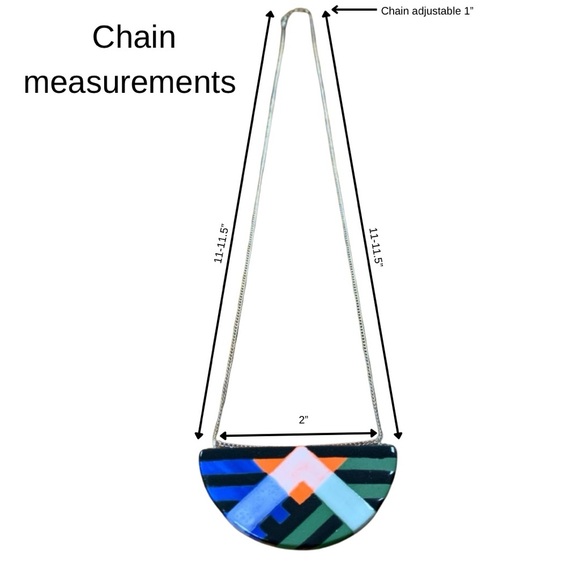 NIB Ceramic Necklace by Toronto artist Julie Moon - Picture 7 of 13